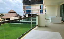 Departamento en venta Novo Cancunn terraza 1