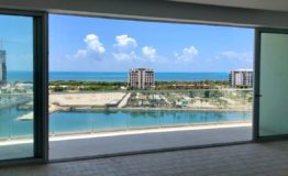 Depto Aria Cancun-Venta - Vista desde interior edificio