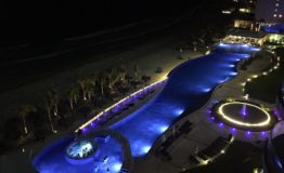 Departamento en venta Lahia Cancún vista nocturna