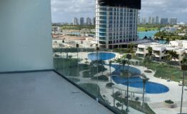 Departamento en venta SLS - Puerto Cancún terraza 3